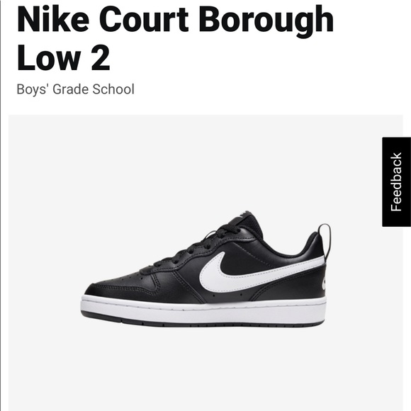 Nike Court Borough Low 2 Boys Youth Size 7 - Picture 4 of 15